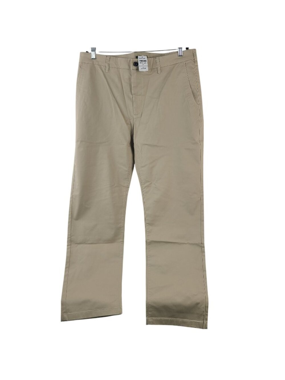 NEW Orvis Men's EZCare Angler Chino Pants Sz 40x32 Beige Flat Front